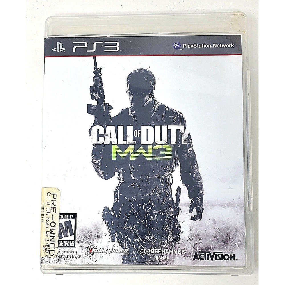 Call of Duty Modern Warfare 3 MW3 (PS3, 2011) Complete Tested with Manual